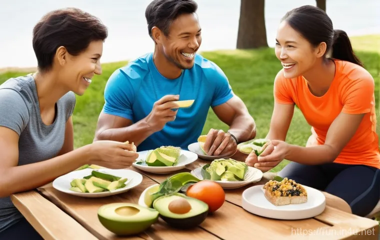 러닝 초보자를 위한 식단 - **Prompt 2: Fueling the Run with Carbohydrates and Hydration**
    "A determined male runner, in his...